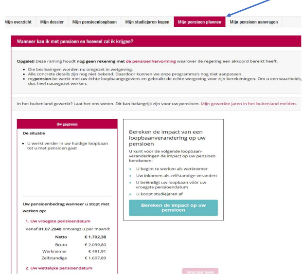 Mijn pensioenplannen