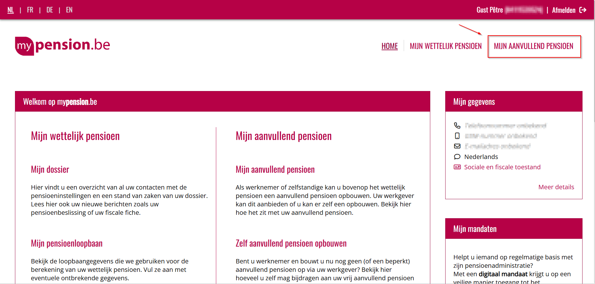 Aanvullend pensioen