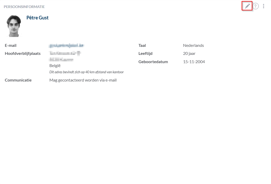 Contact bijwerken
