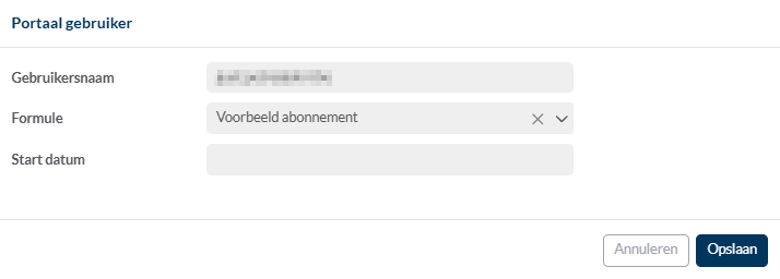 Abonnement instellen